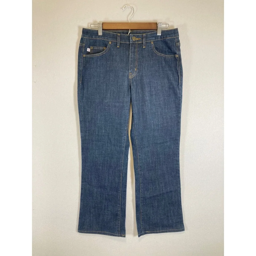 Classiccore Bobbie Brooks Womens 10 Blue Dark‎ Wash Straight Leg Stretch Jeans